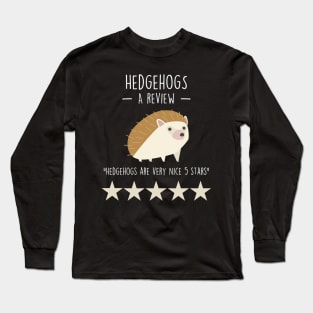 Hedgehog Review Long Sleeve T-Shirt